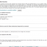 cPanel Hotlink Protection